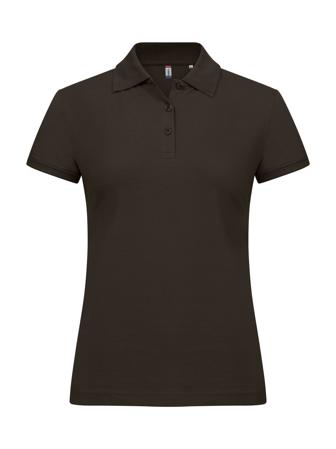 Piqué Clique Classic Marion S/S Dame – uten trykk – Mørk mokka