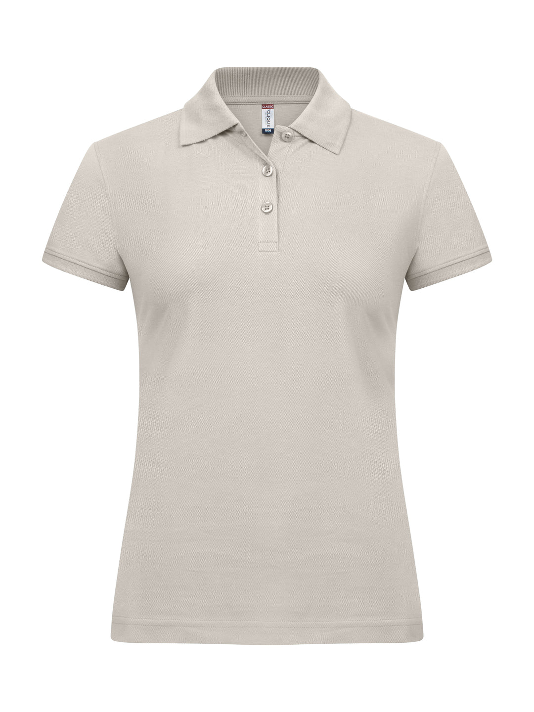 Piqué Clique Classic Marion S/S Dame – uten trykk – Steingrå
