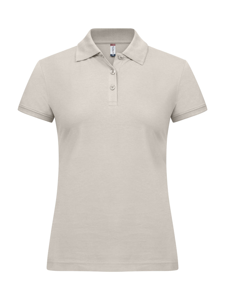 Piqué Clique Classic Marion S/S Dame – uten trykk – Steingrå