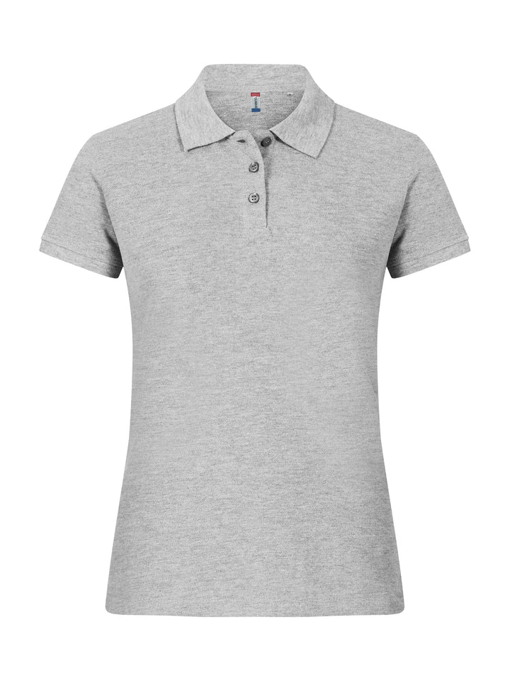 Piqué Clique Classic Marion S/S Dame – uten trykk – Askegrå