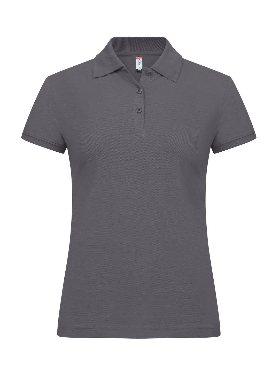 Piqué Clique Classic Marion S/S Dame – uten trykk – Metallgrå