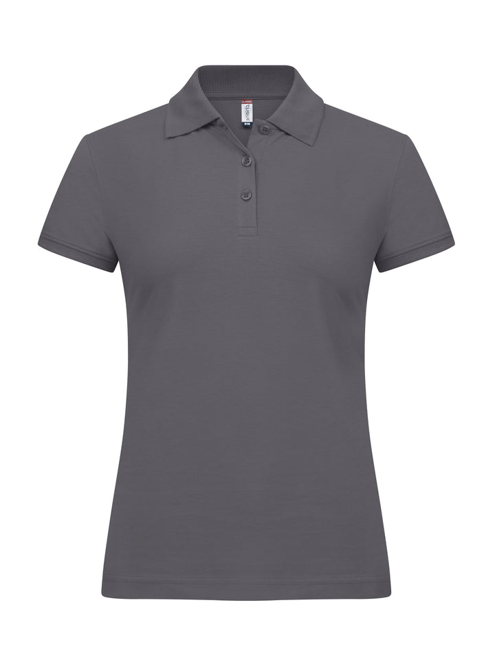Piqué Clique Classic Marion S/S Dame – uten trykk – Metallgrå