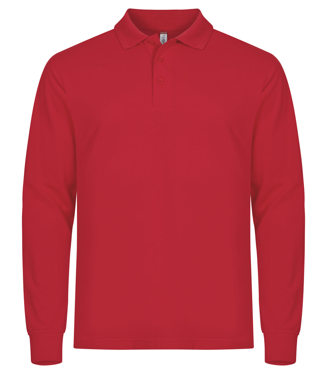 Piqué Clique Manhattan L/S Herre – uten trykk – Rød