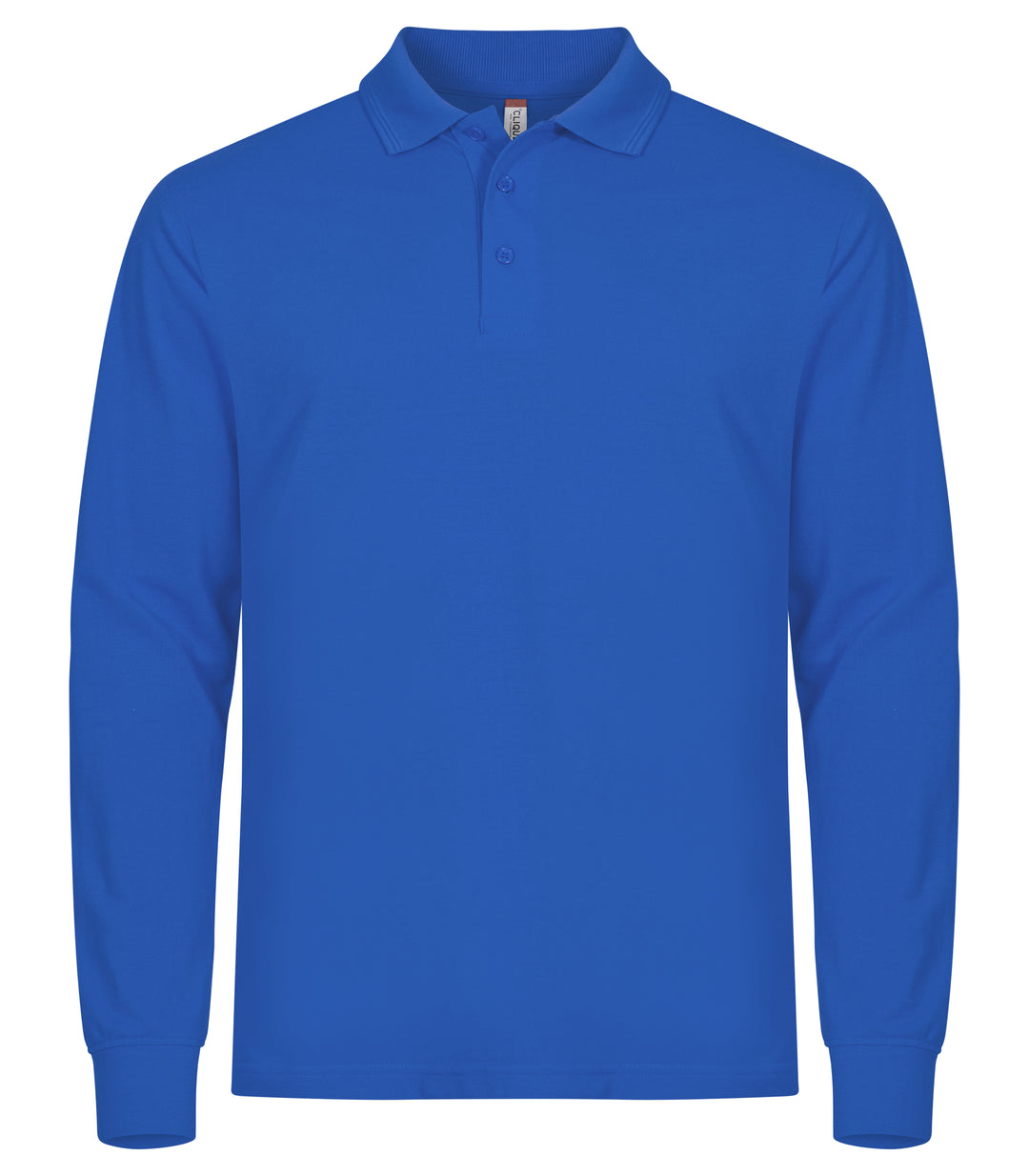 Piqué Clique Manhattan L/S Herre – uten trykk – Kongeblå