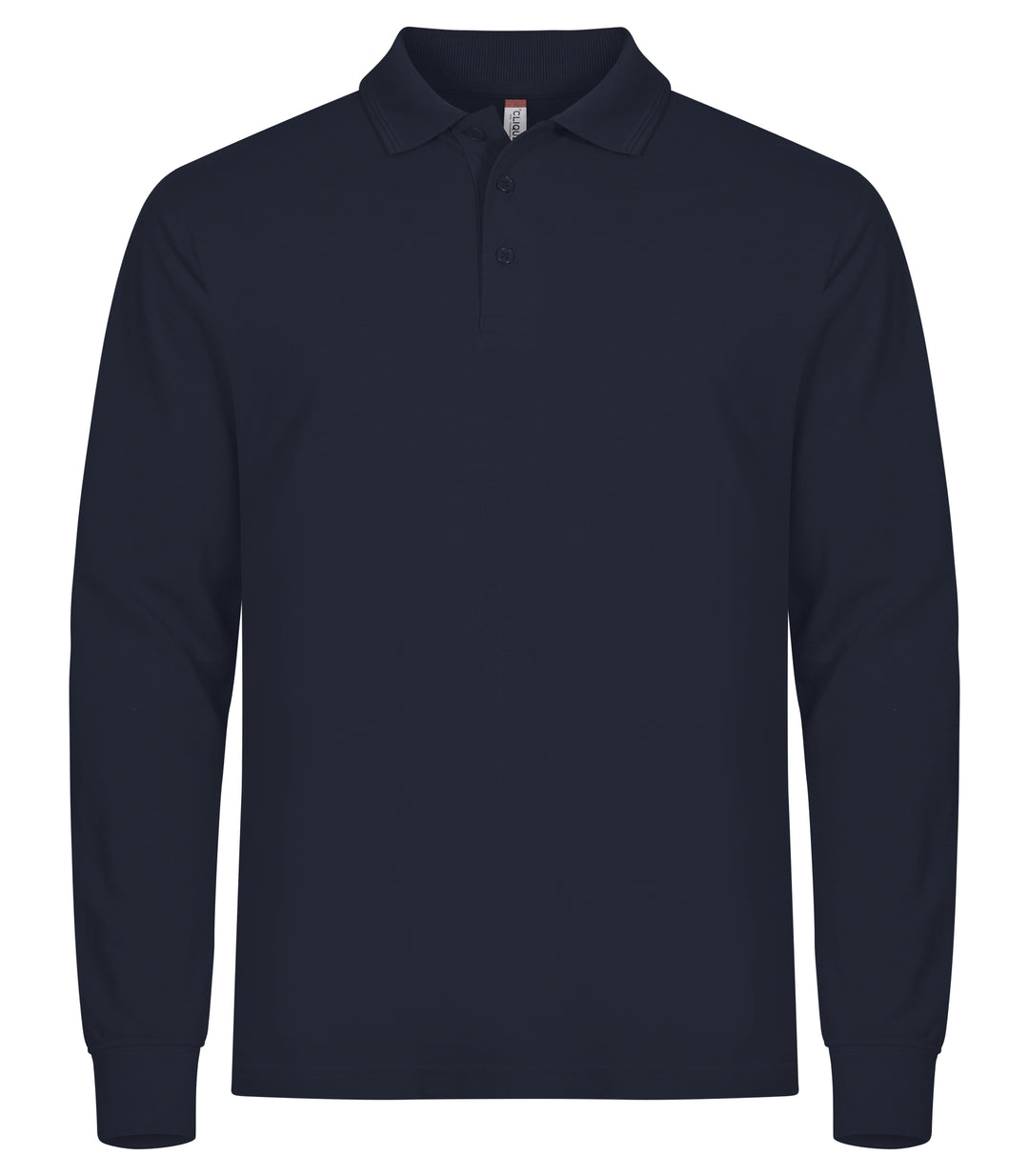 Piqué Clique Manhattan L/S Herre – uten trykk – Marineblå