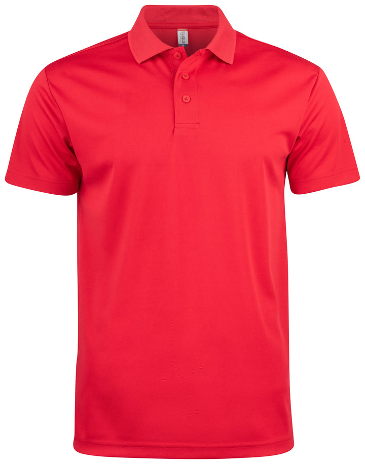 Piqué Clique Basic Active Polo Herre – uten trykk – Rød