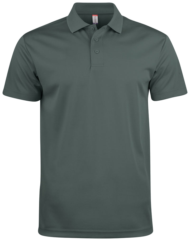 Piqué Clique Basic Active Polo Herre – uten trykk – Mørk grå