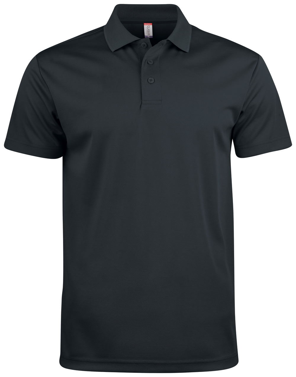 Piqué Clique Basic Active Polo Herre – uten trykk – Sort
