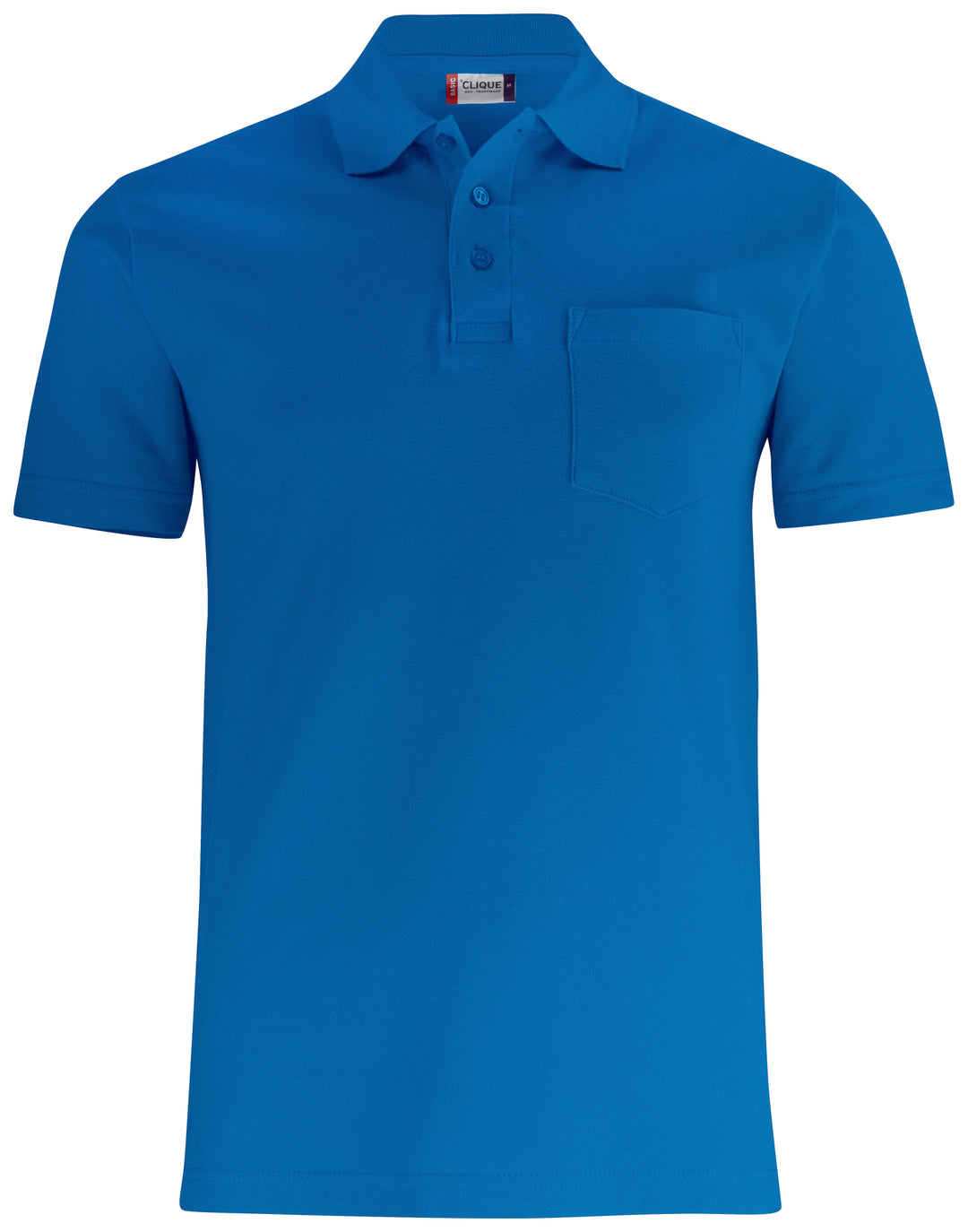 Pologenser Clique Basic Polo Pocket Unisex – uten trykk – Kongeblå