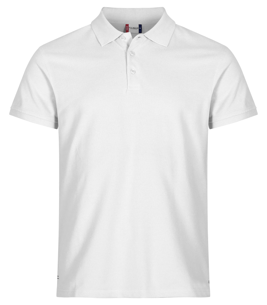 Pologenser Clique Heavy Premium Polo Herre – uten trykk – Hvit