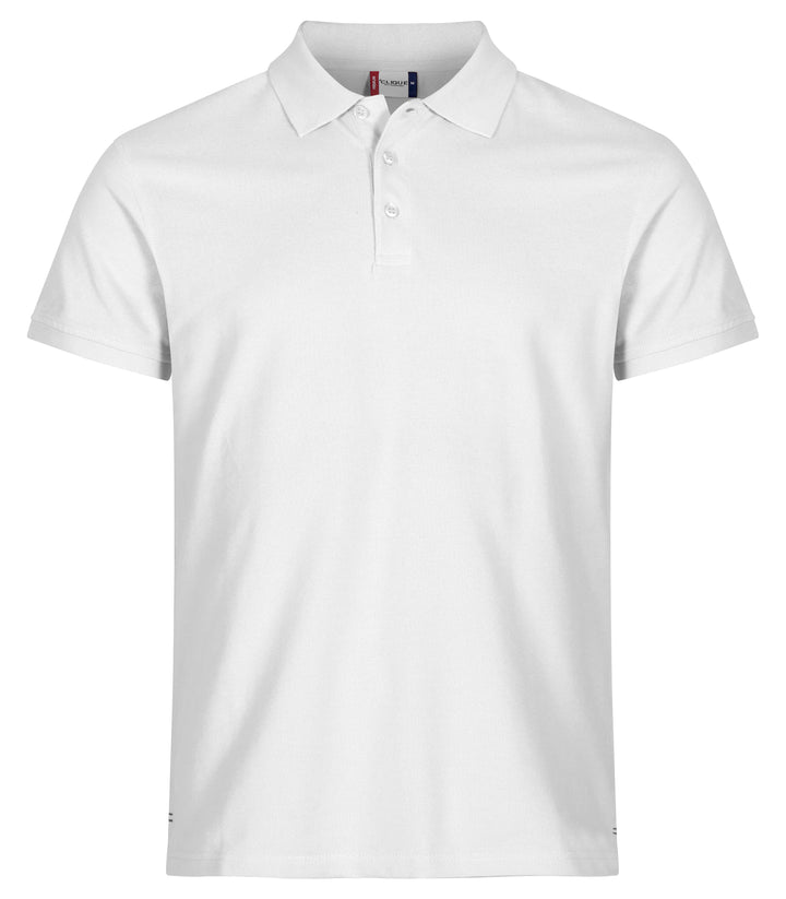 Pologenser Clique Heavy Premium Polo Herre – uten trykk – Hvit