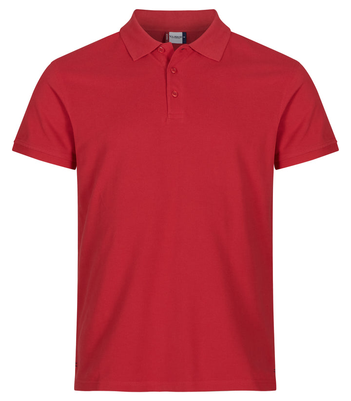 Pologenser Clique Heavy Premium Polo Herre – uten trykk – Rød