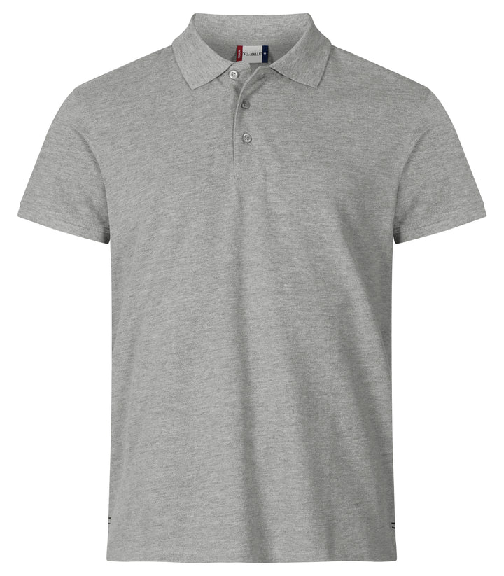Pologenser Clique Heavy Premium Polo Herre – uten trykk – Gråmelert