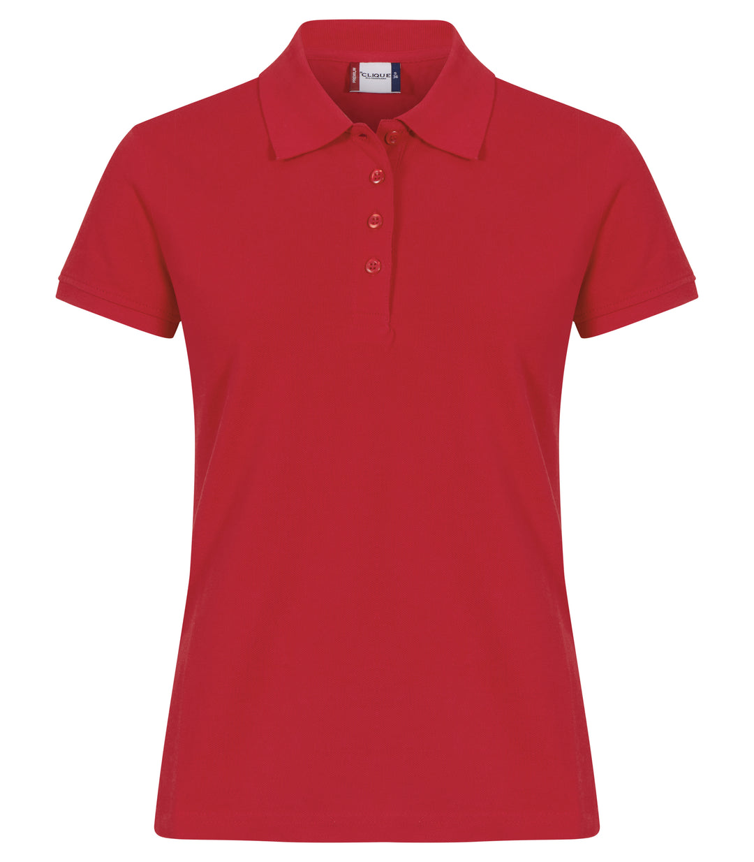 Pologenser Clique Heavy Premium Polo Dame – uten trykk – Rød