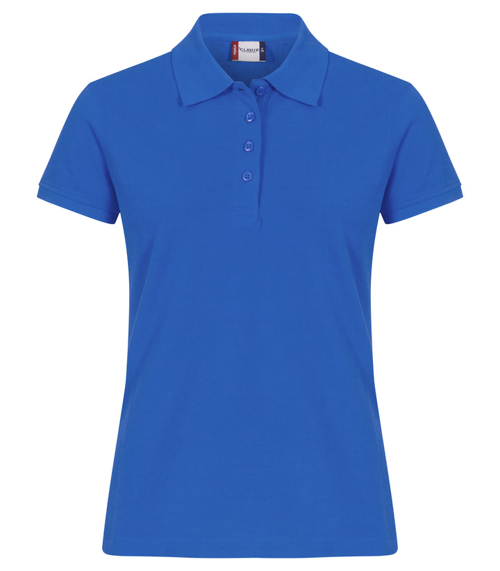 Pologenser Clique Heavy Premium Polo Dame – uten trykk – Kongeblå