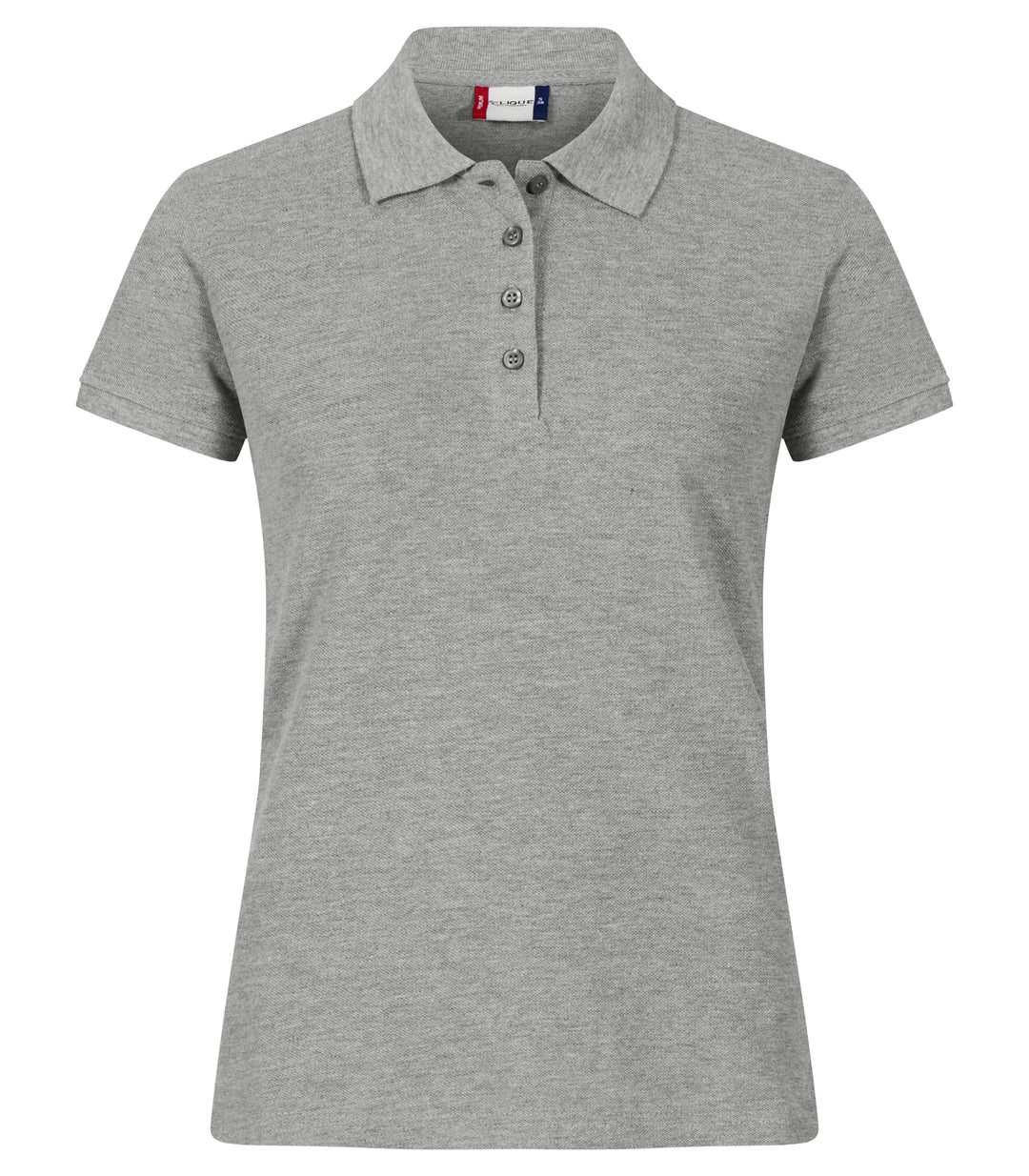 Pologenser Clique Heavy Premium Polo Dame – uten trykk – Gråmelert