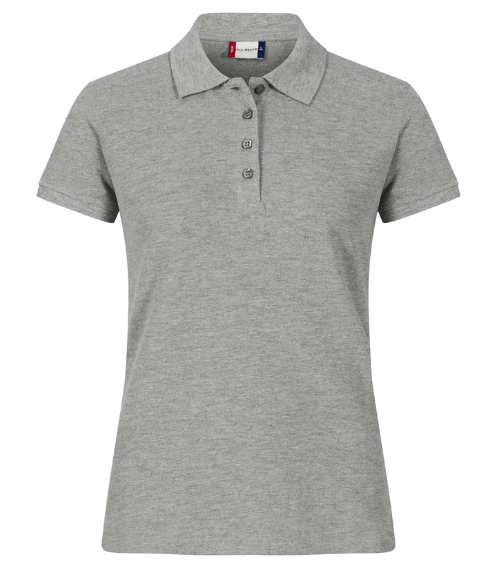 Pologenser Clique Heavy Premium Polo Dame – uten trykk – Gråmelert