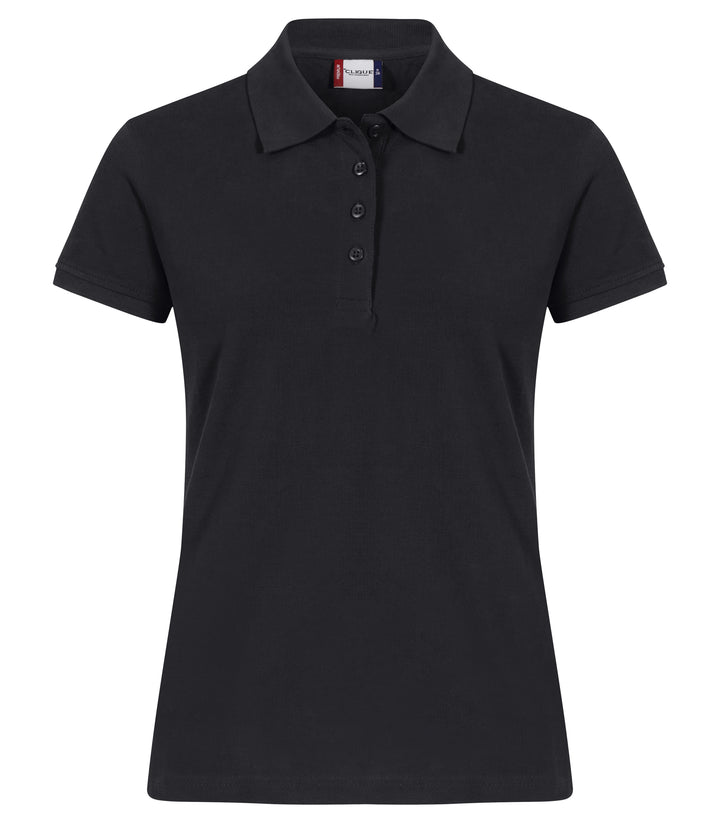 Pologenser Clique Heavy Premium Polo Dame – uten trykk – Sort