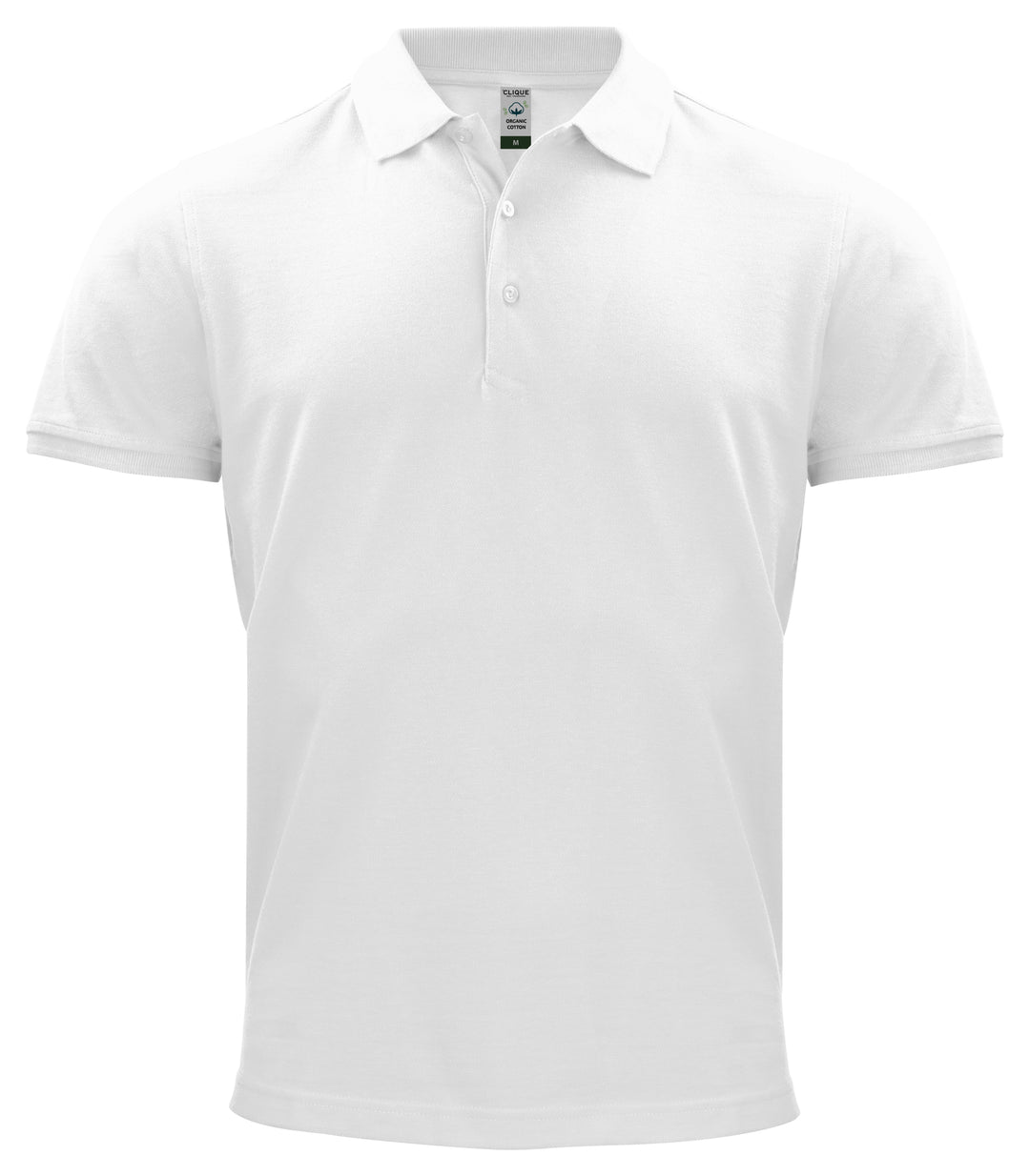 Piqué Clique Classic OC Polo Herre – uten trykk – Hvit