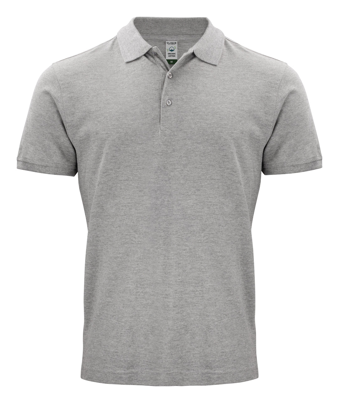 Piqué Clique Classic OC Polo Herre – uten trykk – Gråmelert