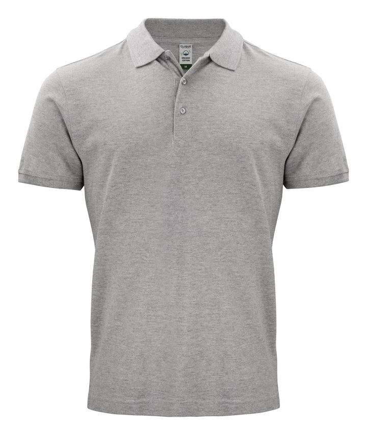 Piqué Clique Classic OC Polo Herre – uten trykk – Gråmelert
