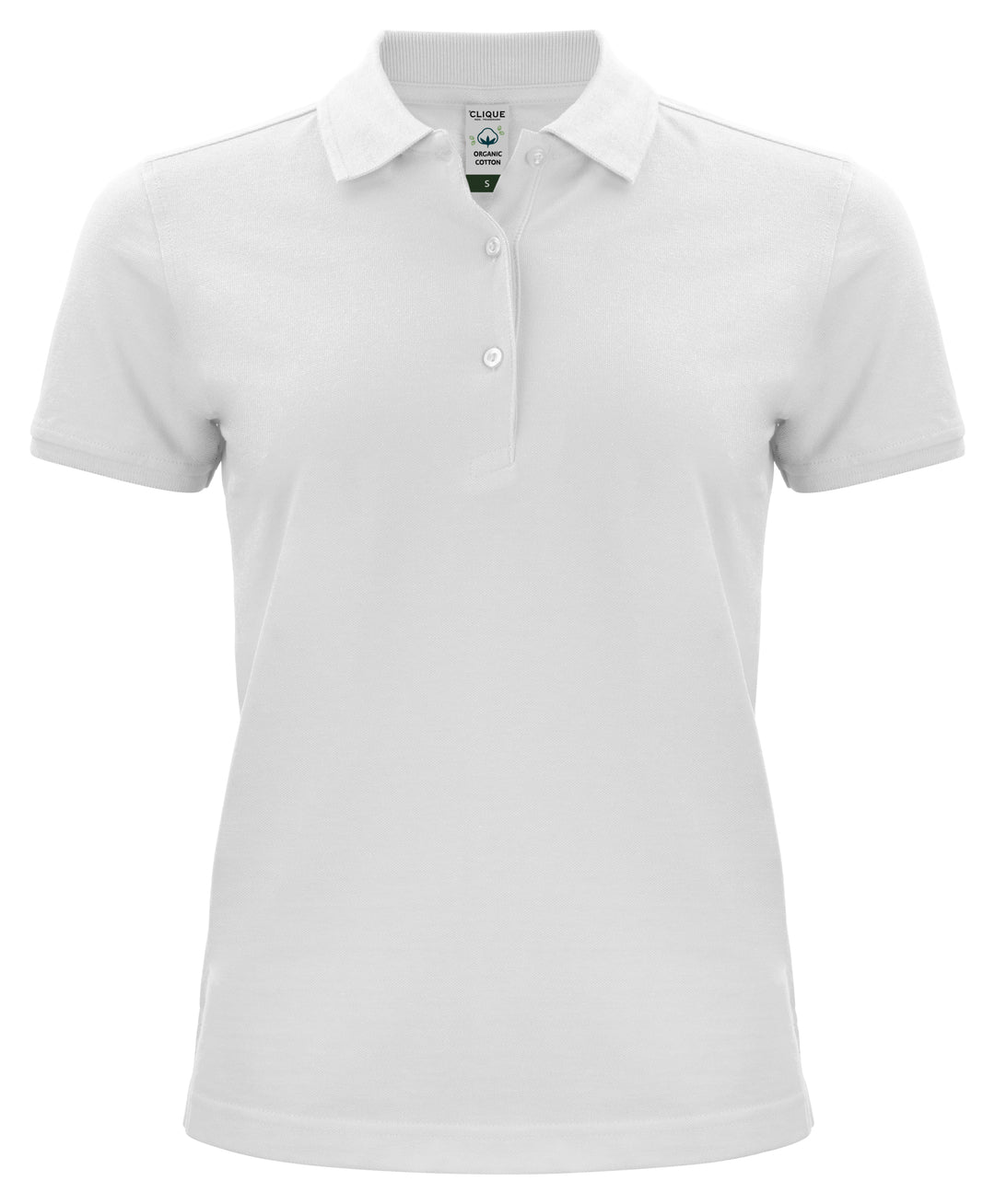 Piqué Clique Classic OC Polo Dame – uten trykk – Hvit