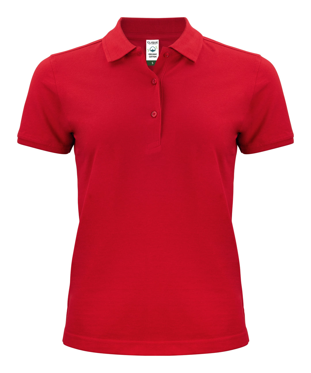 Piqué Clique Classic OC Polo Dame – uten trykk – Rød