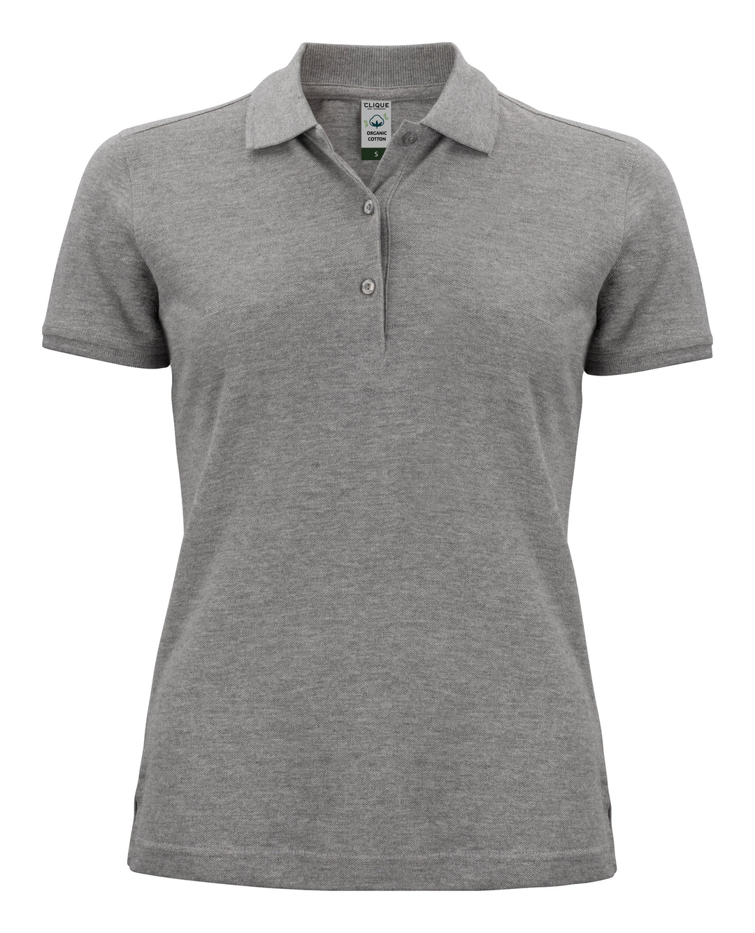 Piqué Clique Classic OC Polo Dame – uten trykk – Grå