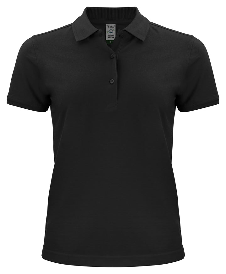 Piqué Clique Classic OC Polo Dame – uten trykk – Sort