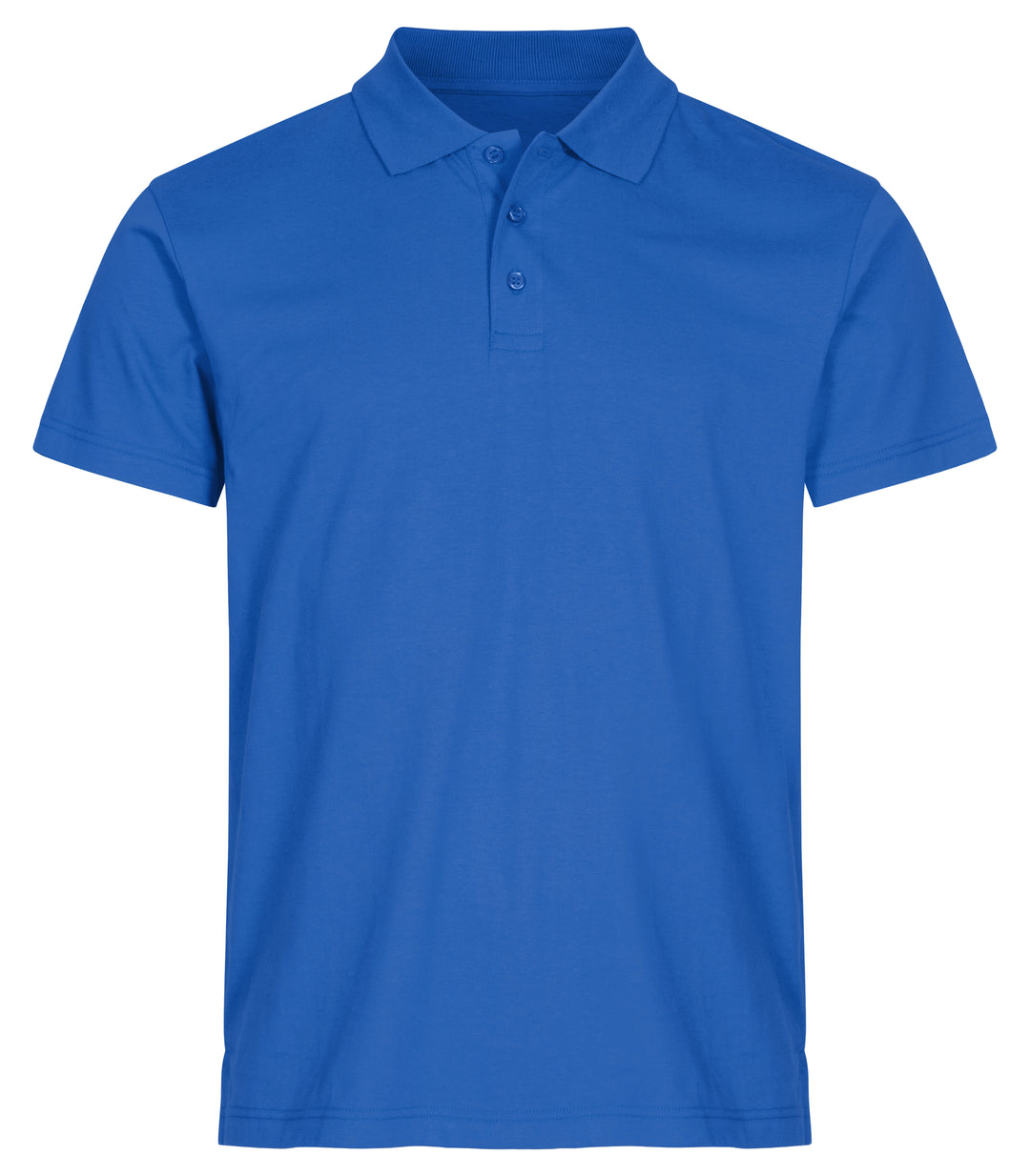 Piqué Clique Single Jersey Polo Herre – uten trykk – Kongeblå