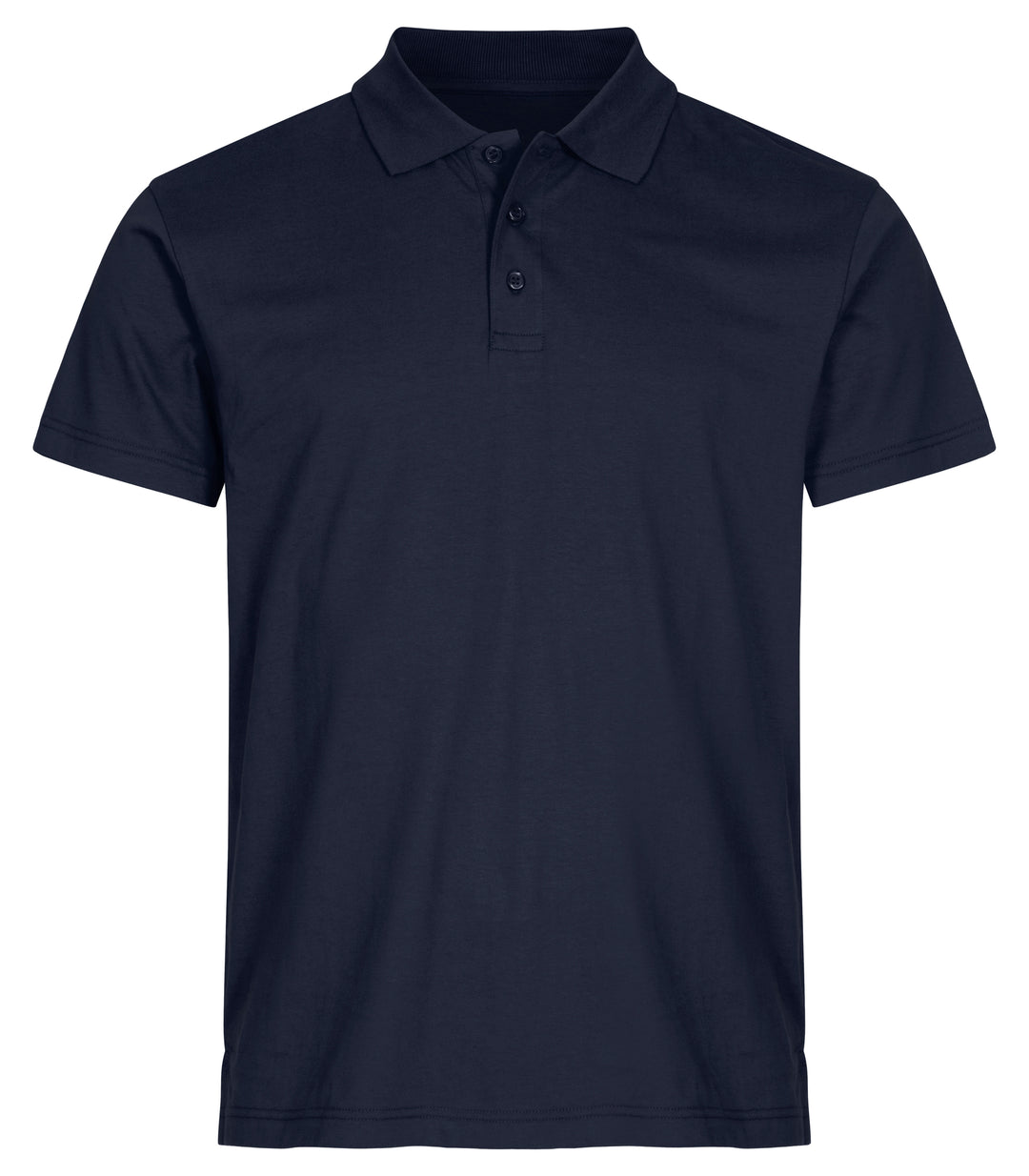 Piqué Clique Single Jersey Polo Herre – uten trykk – Marineblå