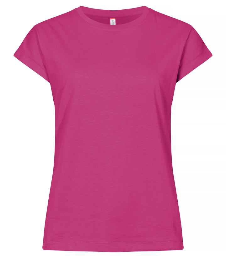 T-skjorte Clique Fashion Top Dame – uten trykk – Cerise