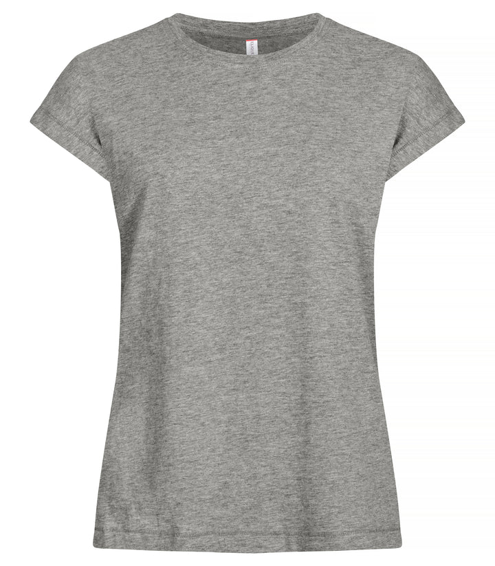 T-skjorte Clique Fashion Top Dame – uten trykk – Gråmelert