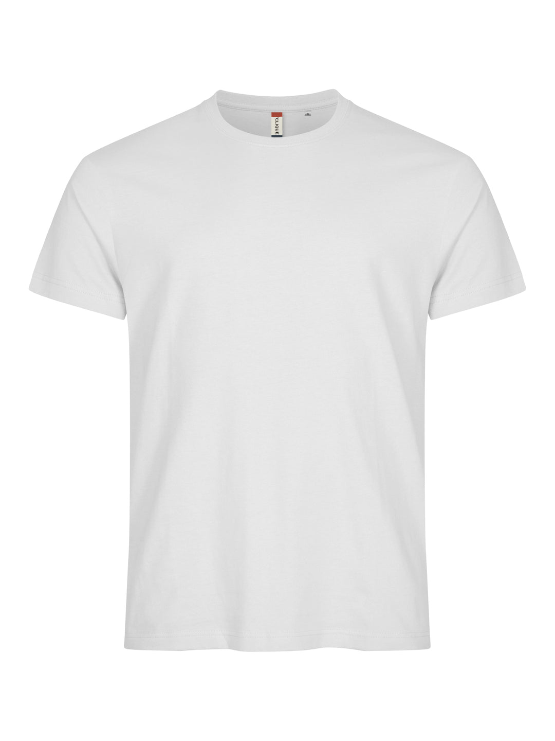 T-skjorte Clique Basic-T Herre – uten trykk – Hvit