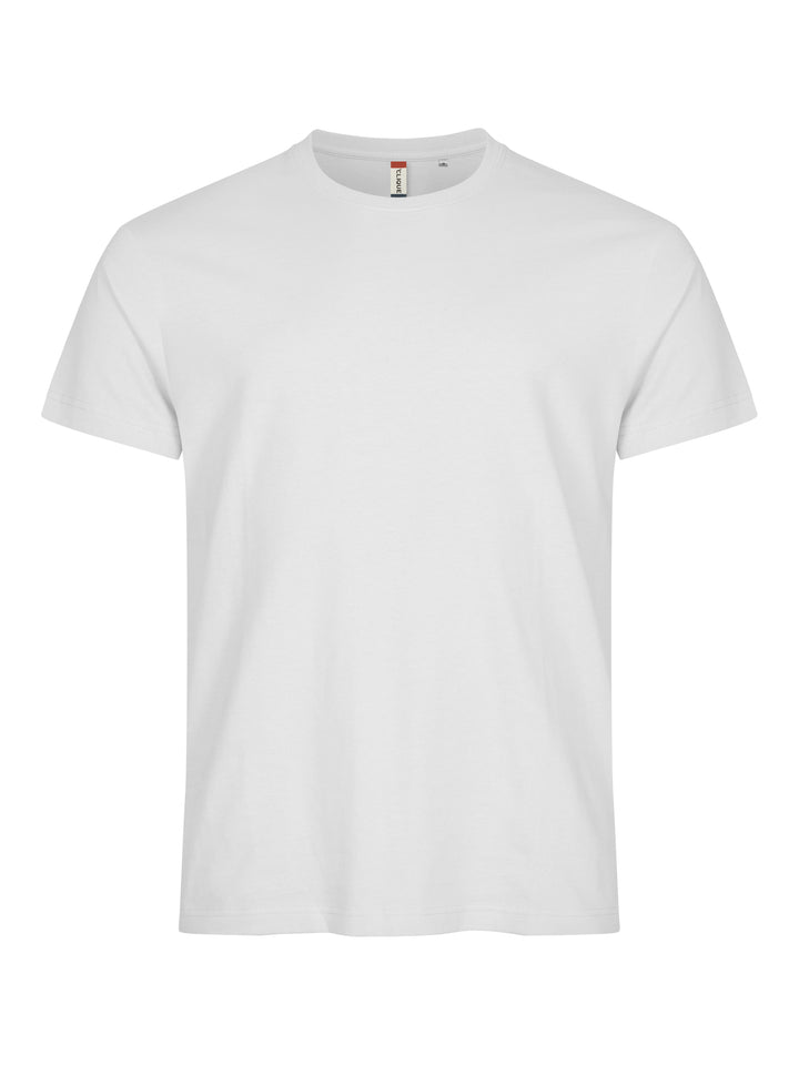 T-skjorte Clique Basic-T Herre – uten trykk – Hvit