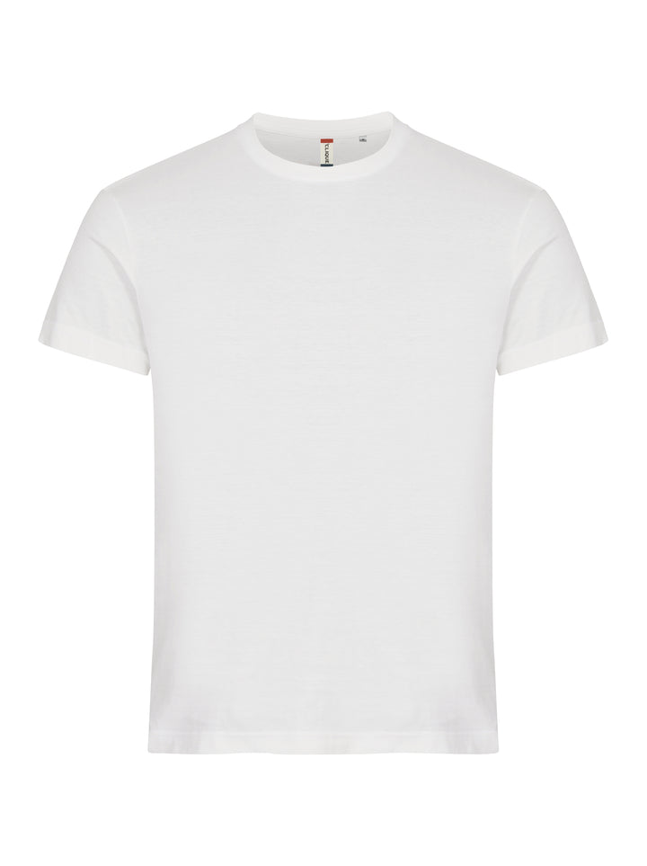 T-skjorte Clique Basic-T Herre – uten trykk – Offwhite