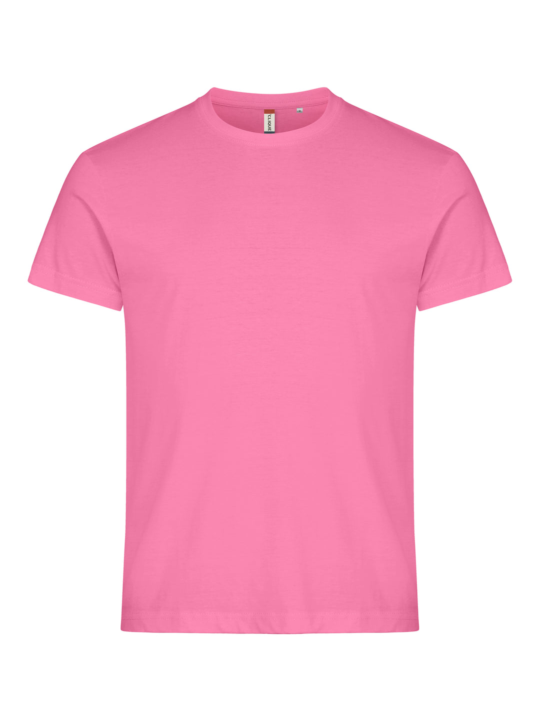 T-skjorte Clique Basic-T Herre – uten trykk – Rosa