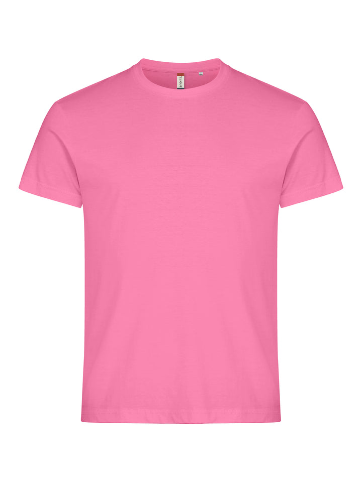 T-skjorte Clique Basic-T Herre – uten trykk – Rosa