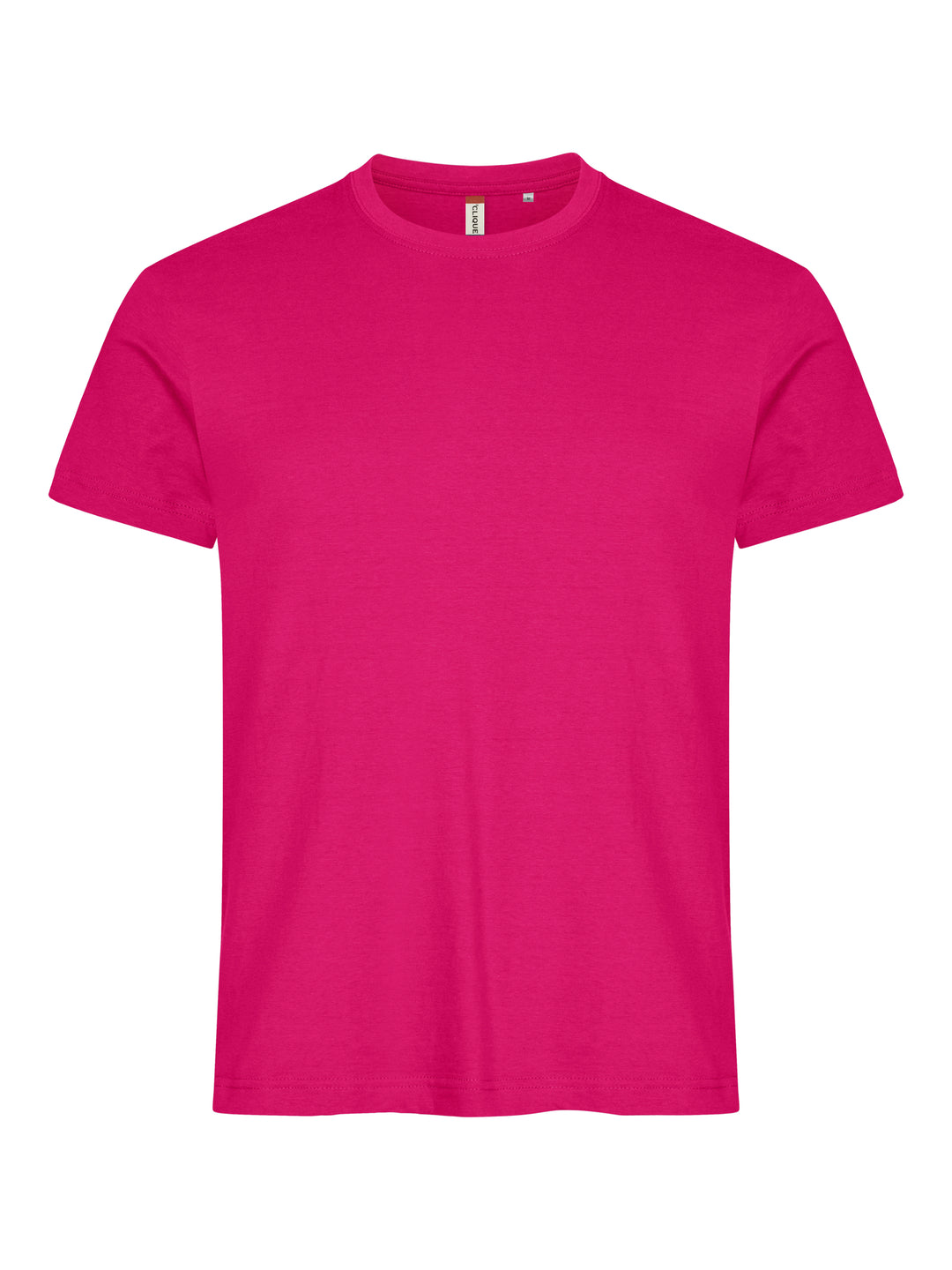 T-skjorte Clique Basic-T Herre – uten trykk – Cerise