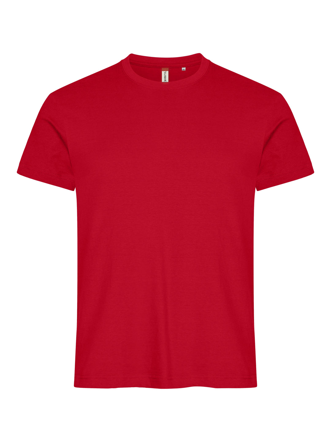 T-skjorte Clique Basic-T Herre – uten trykk – Rød