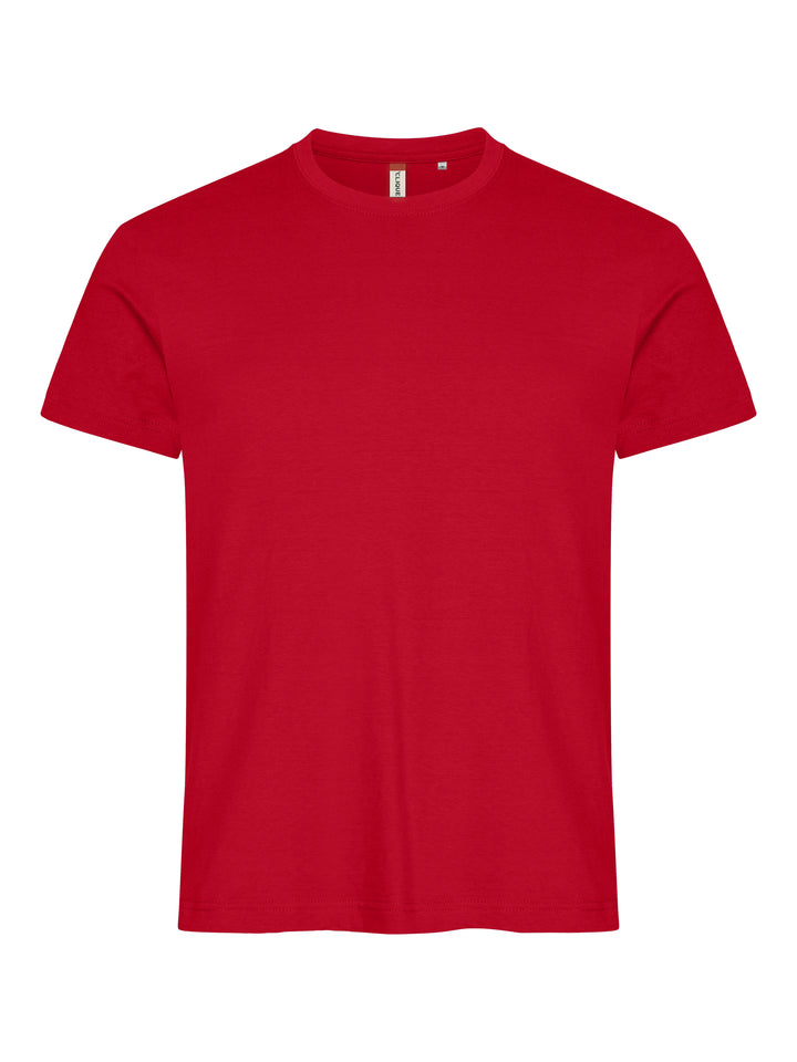 T-skjorte Clique Basic-T Herre – uten trykk – Rød