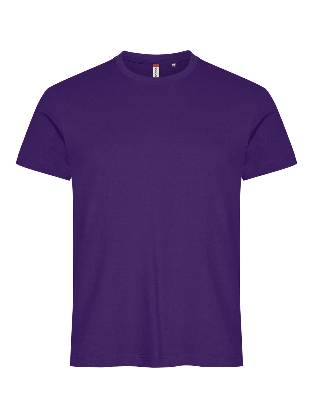 T-skjorte Clique Basic-T Herre – uten trykk – Lys lilla