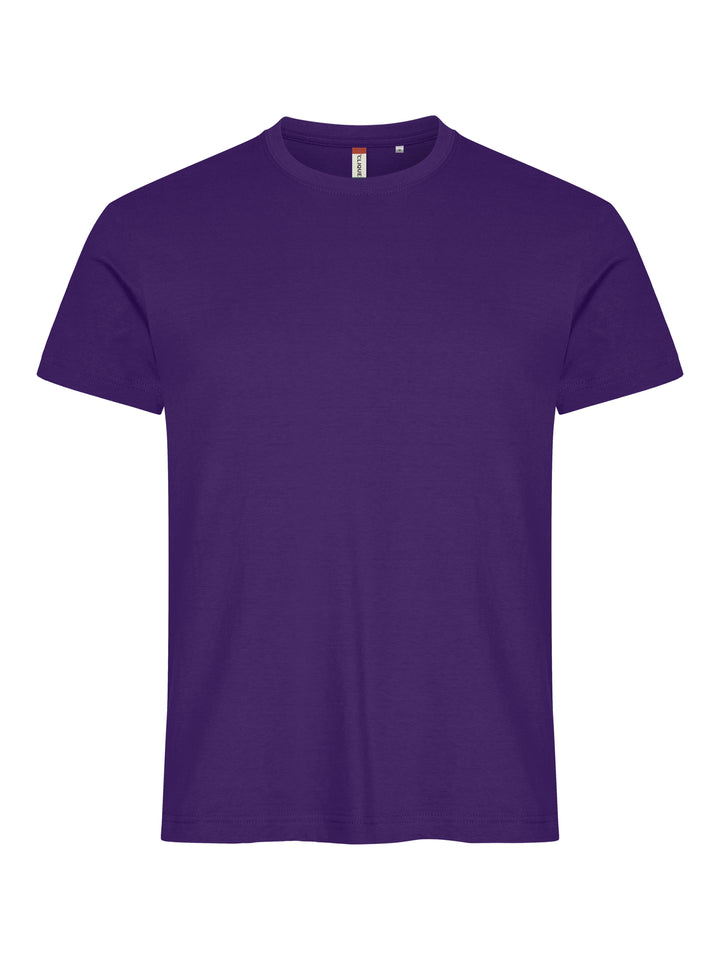 T-skjorte Clique Basic-T Herre – uten trykk – Lys lilla