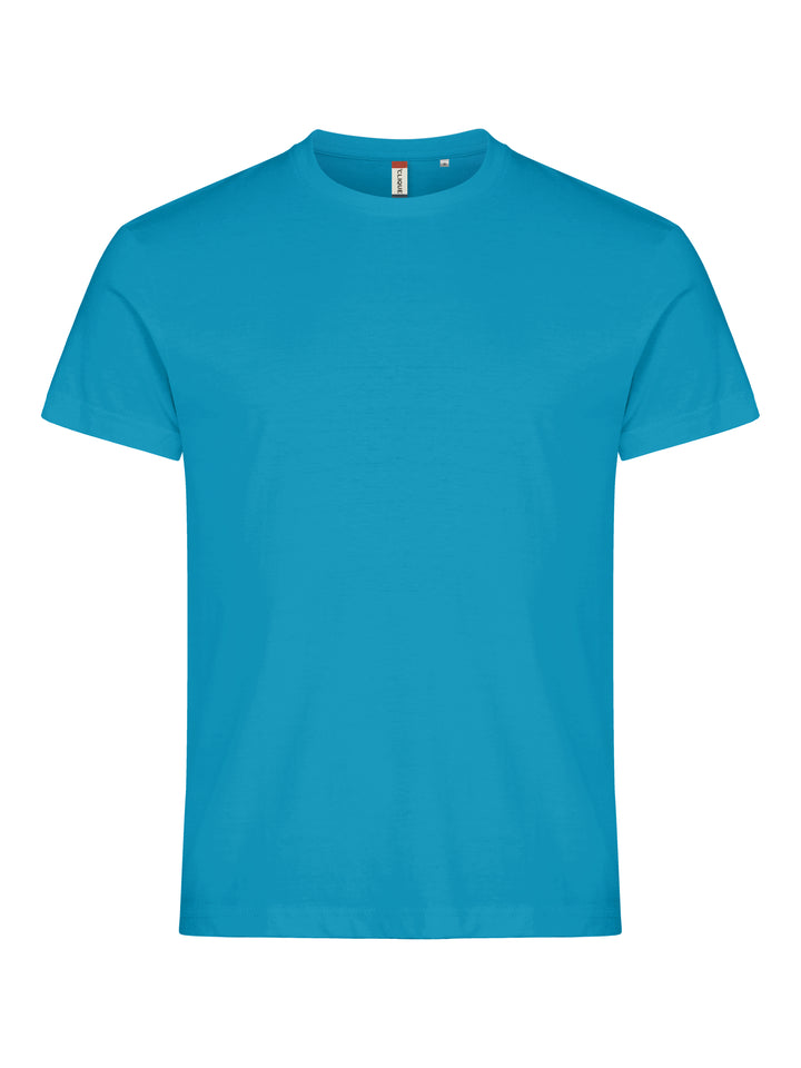 T-skjorte Clique Basic-T Herre – uten trykk – Turkis