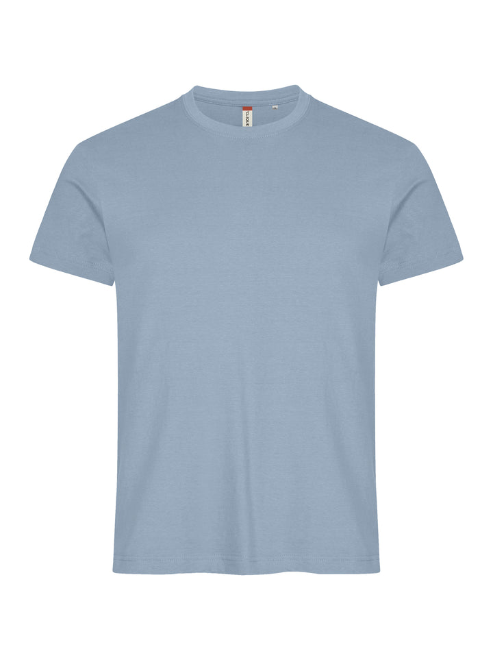 T-skjorte Clique Basic-T Herre – uten trykk – Lys blå (570)