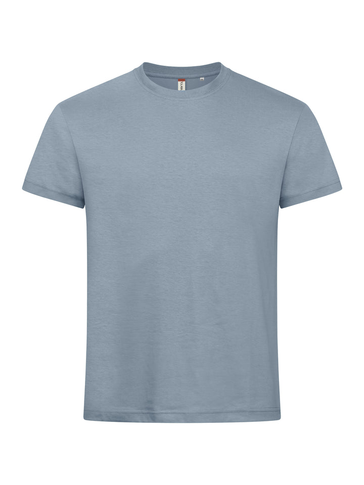 T-skjorte Clique Basic-T Herre – uten trykk – Lys blå (57)