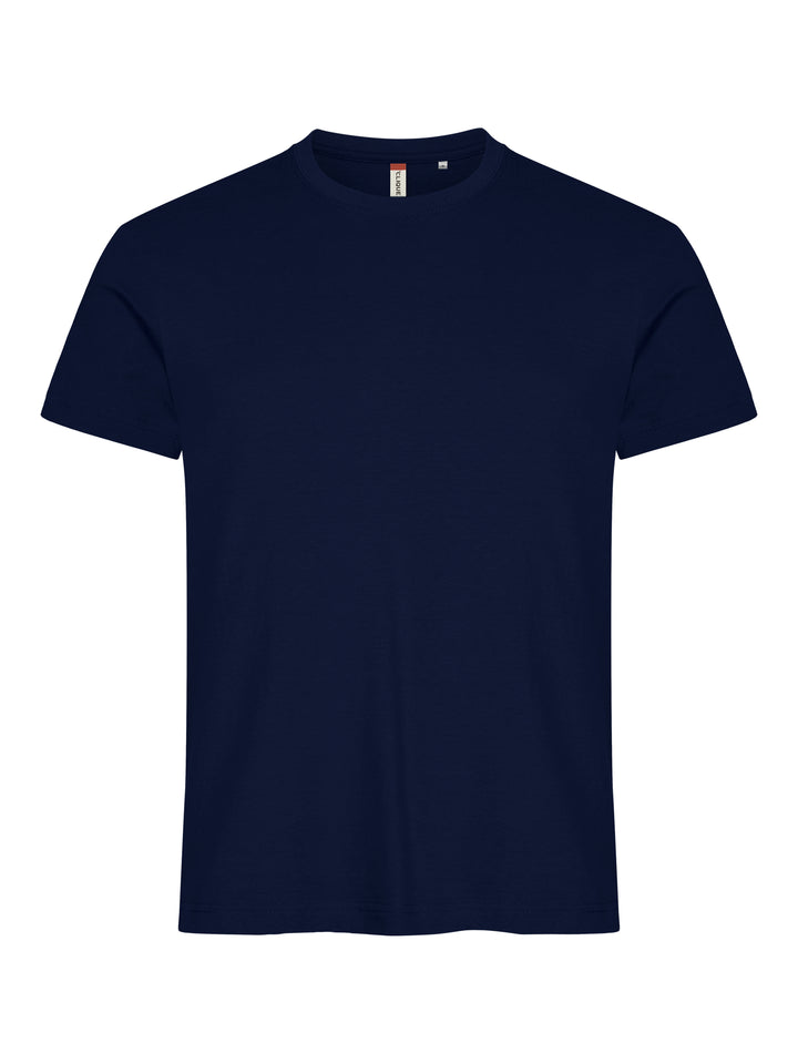 T-skjorte Clique Basic-T Herre – uten trykk – Marineblå
