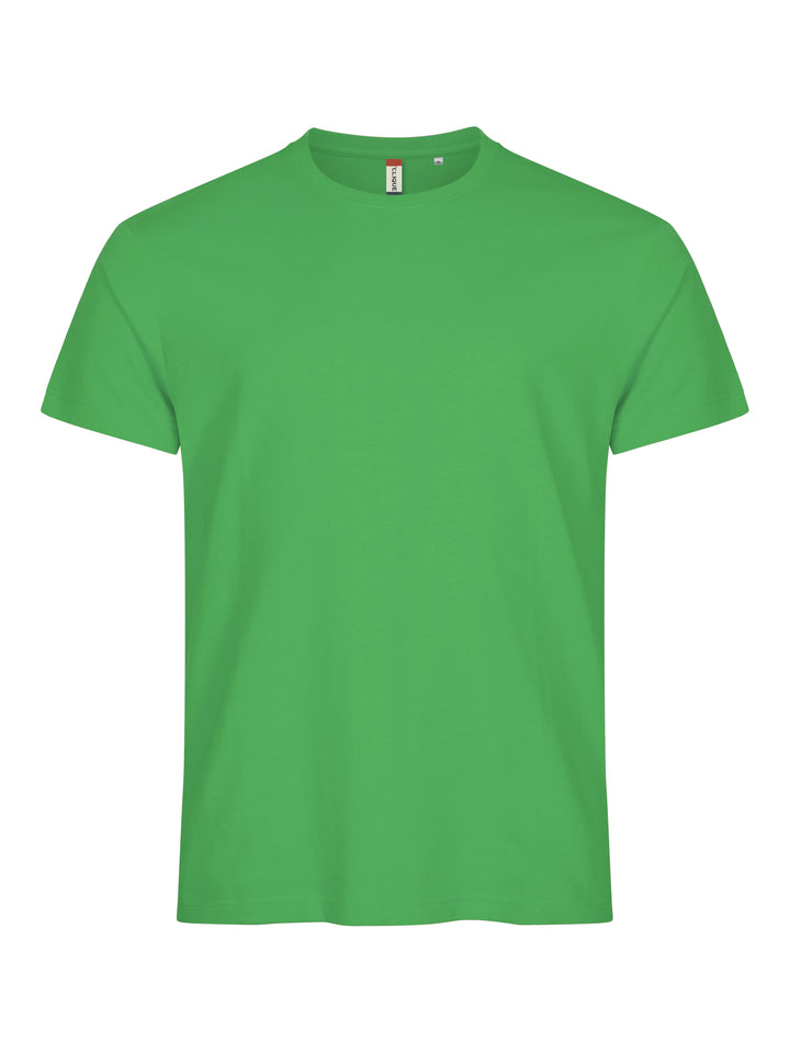 T-skjorte Clique Basic-T Herre – uten trykk – Eplegrønn