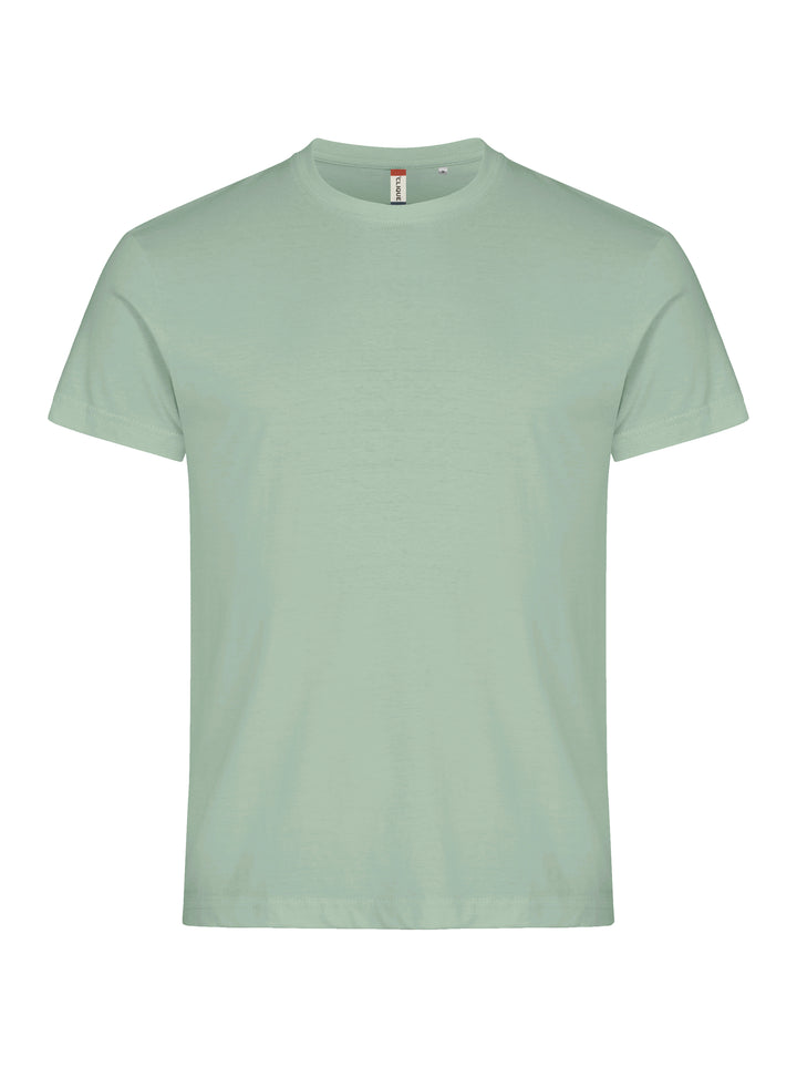 T-skjorte Clique Basic-T Herre – uten trykk – Salviegrønn
