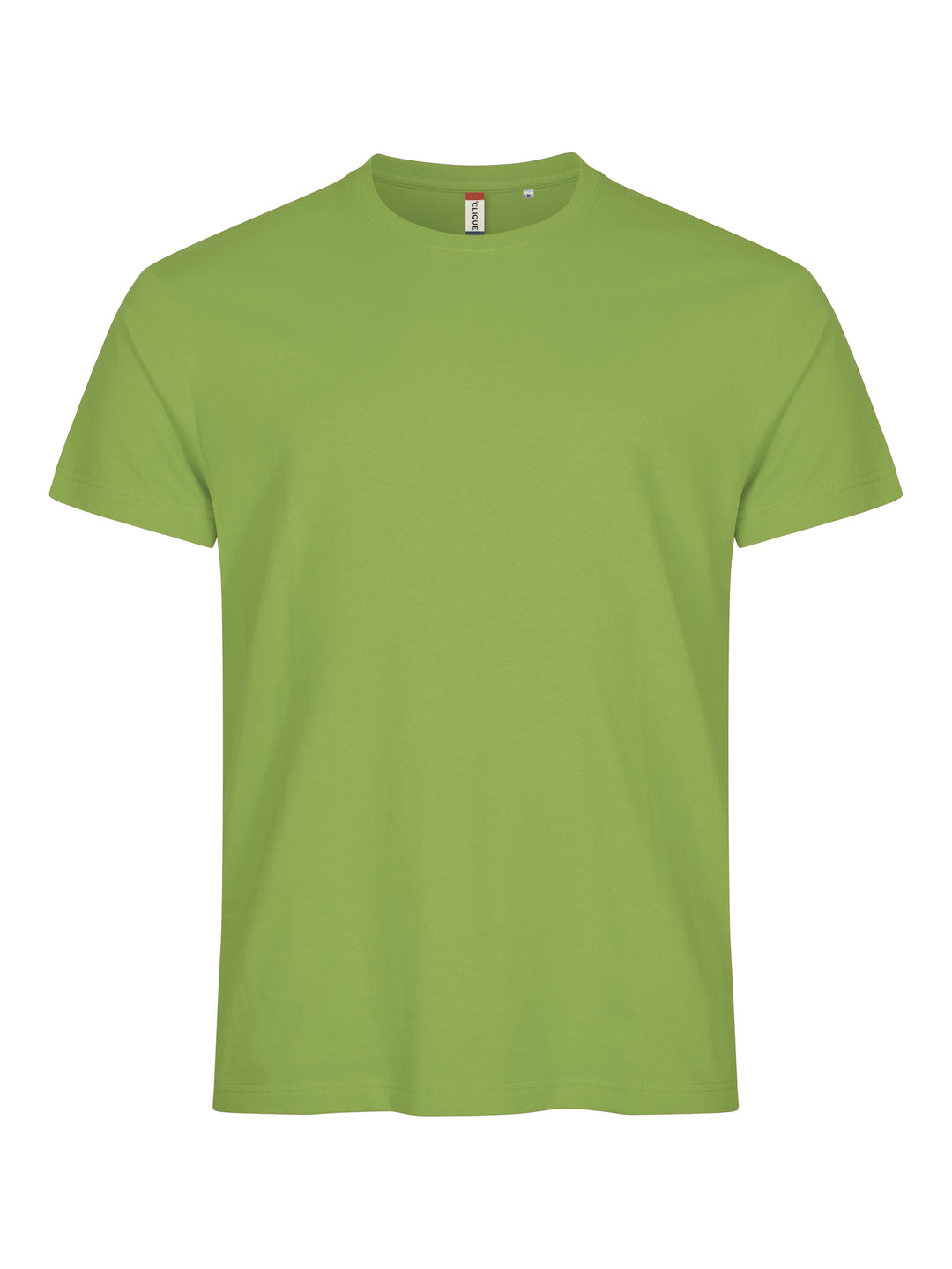 T-skjorte Clique Basic-T Herre – uten trykk – Lys grønn